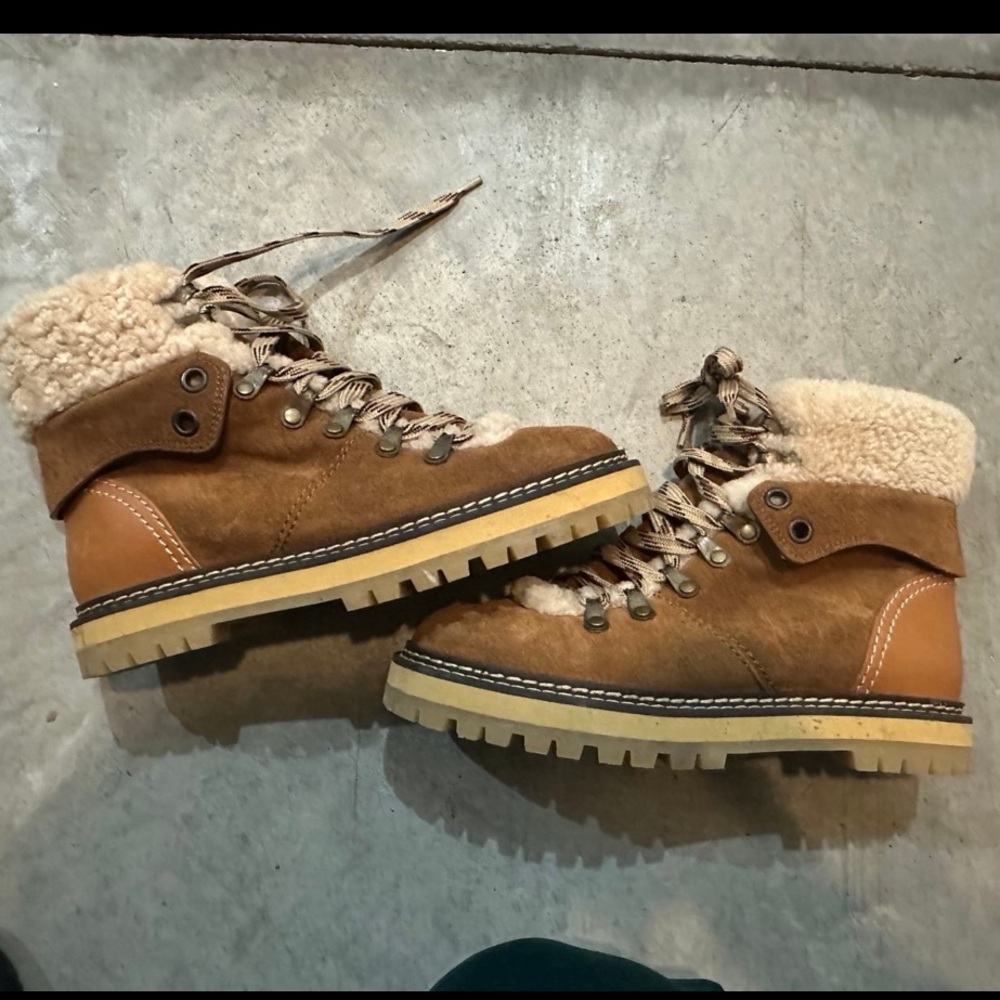 See by Chloe Eileen Lace Up Boots